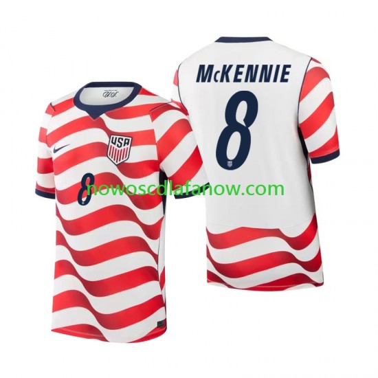Koszulka Reprezentacja Stanów Zjednoczonych Weston McKennie 8 Męska Domowy Komplet World Cup 2026 Krótkie Rękawy