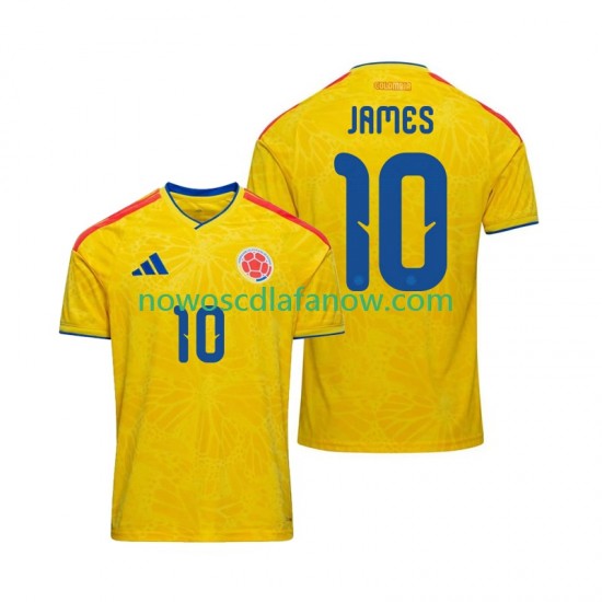 Koszulka Reprezentacja Kolumbii James Rodriguez 10 Męska Domowy Komplet World Cup 2026 Krótkie Rękawy