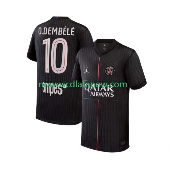 Koszulka Paris Saint-Germain Ousmane Dembele 10 Męska Czwarty Komplet 2025-2026 Krótkie Rękawy
