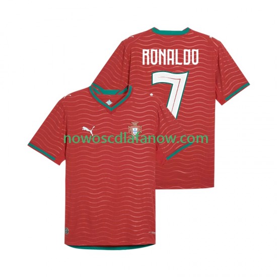 Koszulka Reprezentacja Portugalii Cristiano Ronaldo 7 Męska Domowy Komplet World Cup 2026 Krótkie Rękawy