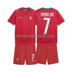 Koszulka Reprezentacja Portugalii Cristiano Ronaldo 7 Dziecięca Domowy Komplet World Cup 2026 Krótkie Rękawy