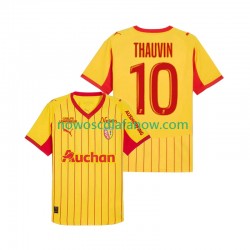 Koszulka RC Lens Florian Thauvin 10 Męska Domowy Komplet 2025-2026 Krótkie Rękawy
