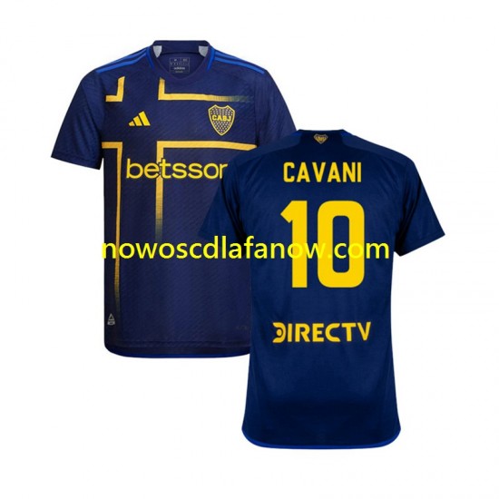 Koszulka Boca Juniors CAVANI 10 Męska Trzeci Komplet 2024-2025 Krótkie Rękawy