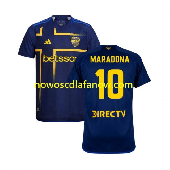 Koszulka Boca Juniors MARADONA 10 Męska Trzeci Komplet 2024-2025 Krótkie Rękawy