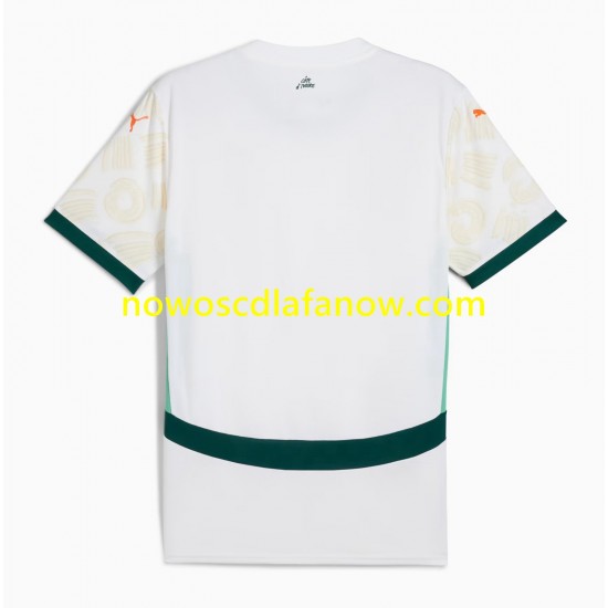 Koszulka Reprezentacja Wybrzeża Kości Słoniowej Męska Wyjazdowy Komplet 2025 Krótkie Rękawy