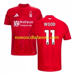 Koszulka Nottingham Forest Chris Wood 11 Męska Domowy Komplet 2024-2025 Krótkie Rękawy