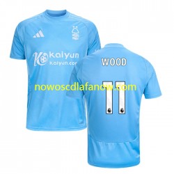 Koszulka Nottingham Forest Chris Wood 11 Męska Trzeci Komplet 2024-2025 Krótkie Rękawy