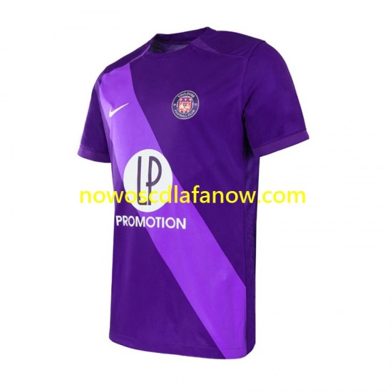 Koszulka Toulouse FC Męska Domowy Komplet 2024-2025 Krótkie Rękawy