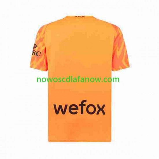 Koszulka AC Milan Bramkarskie Męska Wyjazdowy Komplet 2023-2024 Krótkie Rękawy