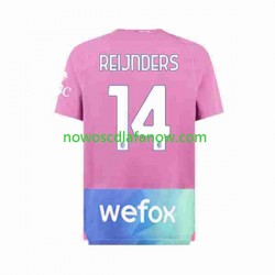 Koszulka AC Milan Tijjani Reijnders 14 Męska Trzeci Komplet 2023-2024 Krótkie Rękawy