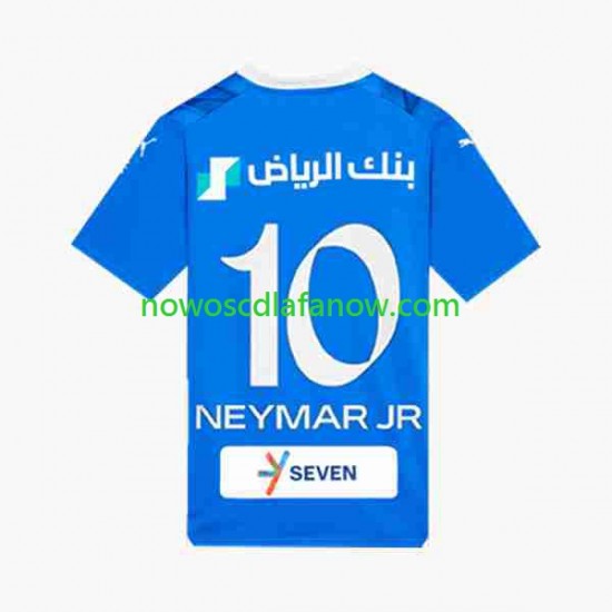 Koszulka Al Hilal Neymar JR 10 Męska Domowy Komplet 2023-2024 Krótkie Rękawy