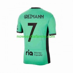 Koszulka Atlético Madryt 2 Antoine Griezmann 7 Męska Trzeci Komplet 2023-2024 Krótkie Rękawy