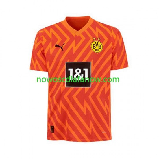 Koszulka Borussia Dortmund Bramkarskie Męska Wyjazdowy Komplet 2023-2024 Krótkie Rękawy