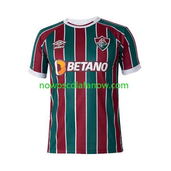 Koszulka Fluminense Męska Domowy Komplet 2023-2024 Krótkie Rękawy