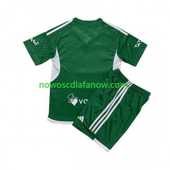 Koszulka Maccabi Haifa Dziecięca Domowy Komplet 2023-2024 Krótkie Rękawy