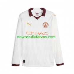 Koszulka Manchester City Męska Wyjazdowy Komplet 2023-2024 Długie Rękawy