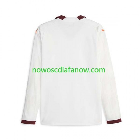 Koszulka Manchester City Męska Wyjazdowy Komplet 2023-2024 Długie Rękawy