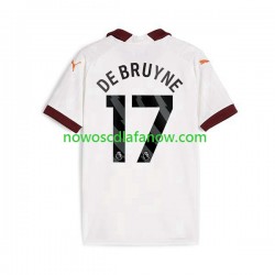 Koszulka Manchester City Kevin De Bruyne 17 Męska Wyjazdowy Komplet 2023-2024 Krótkie Rękawy