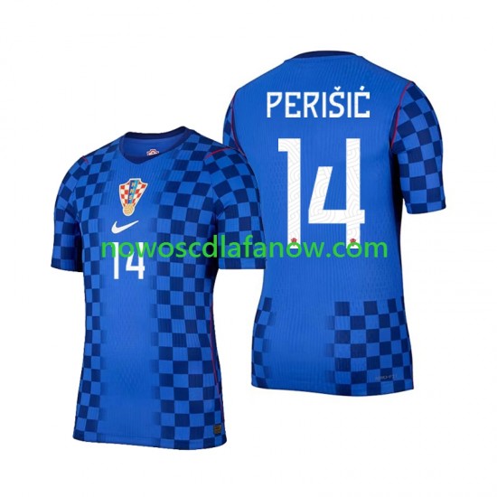 Koszulka Reprezentacja Chorwacji Ivan Perisic 14 Męska Wyjazdowy Komplet World Cup 2026 Krótkie Rękawy