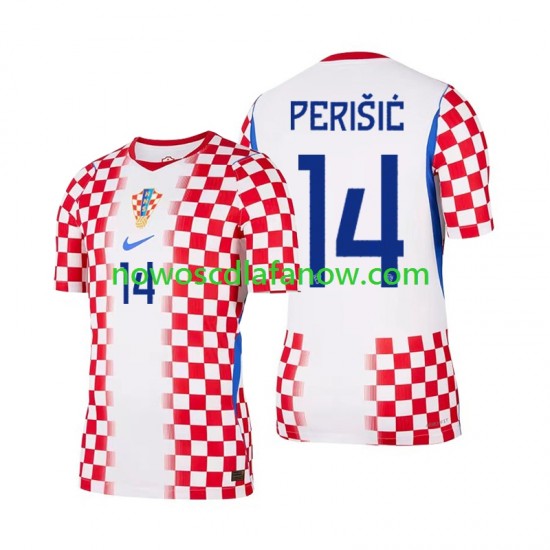 Koszulka Reprezentacja Chorwacji Ivan Perisic 14 Męska Domowy Komplet World Cup 2026 Krótkie Rękawy