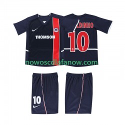 Koszulka AC Milan RONALDINHO 10 2003 Retro Dziecięca Domowy Komplet 2002 Krótkie Rękawy