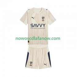 Koszulka Al Hilal CWC Dziecięca Wyjazdowy Komplet 2025-2026 Krótkie Rękawy