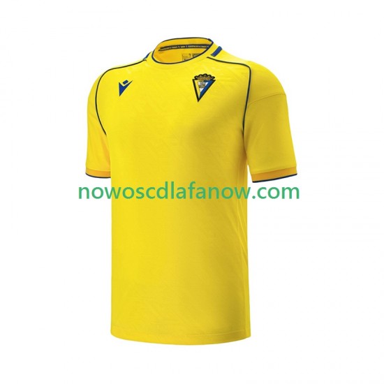 Koszulka Cádiz CF Męska Domowy Komplet 2025-2026 Krótkie Rękawy