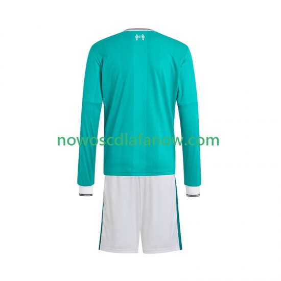 Koszulka Liverpool Dziecięca Trzeci Komplet 2025-2026 Długie Rękawy