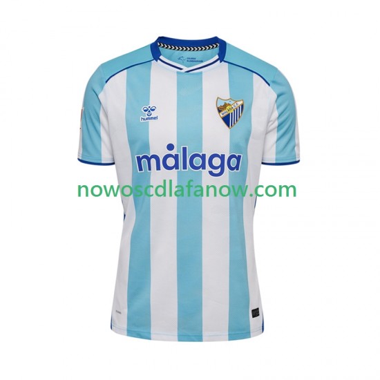 Koszulka Málaga CF Męska Domowy Komplet 2025-2026 Krótkie Rękawy
