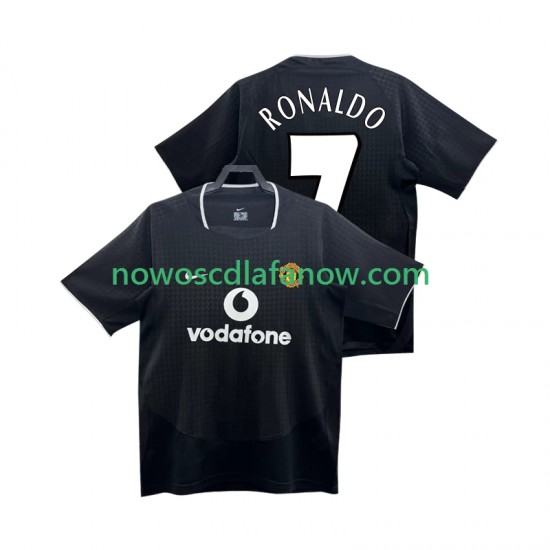 Koszulka Manchester United RONALDO 7 Retro Męska Wyjazdowy Komplet 2004 2002 Krótkie Rękawy