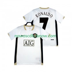 Koszulka Manchester United RONALDO 7 -2007 Retro Męska Wyjazdowy Komplet 2006 Krótkie Rękawy