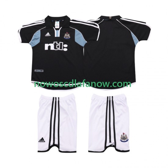 Koszulka Newcastle United 2000 2001 Retro Dziecięca Wyjazdowy Komplet Krótkie Rękawy