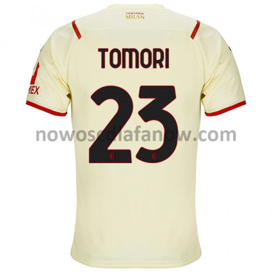 Koszulka AC Milan Fikayo Tomori 23 Wyjazdowy Komplet 2021-2022 Krótkie Rękawy