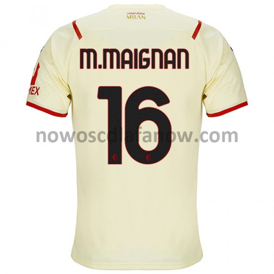 Koszulka AC Milan Mike Maignan 16 Wyjazdowy Komplet 2021-2022 Krótkie Rękawy