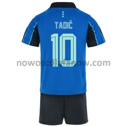 Koszulka AFC Ajax Dusan Tadic 10 Dziecięca Wyjazdowy Komplet 2021-2022 Krótkie Rękawy