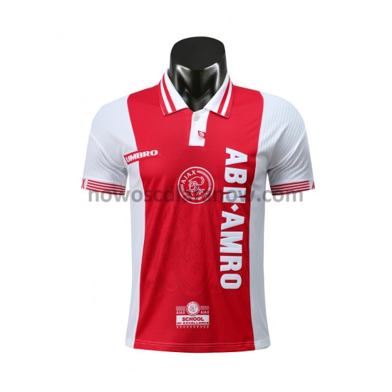 Koszulka AFC Ajax Retro Domowy Komplet 1997-1998 Krótkie Rękawy