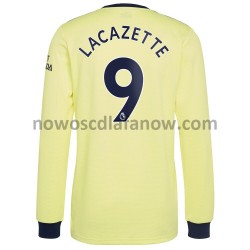 Koszulka Arsenal Alexandre Lacazette 9 Wyjazdowy Komplet 2021-2022 Długie Rękawy