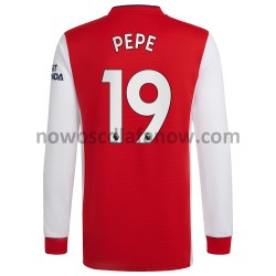 Koszulka Arsenal Nicolas Pepe 19 Domowy Komplet 2021-2022 Długie Rękawy