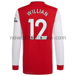 Koszulka Arsenal Willian 12 Domowy Komplet 2021-2022 Długie Rękawy