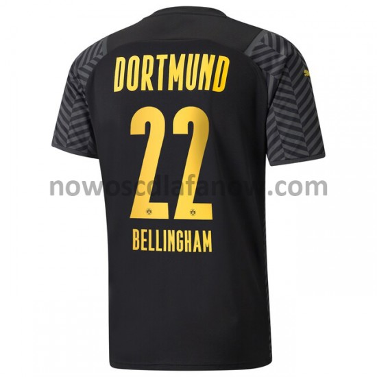 Koszulka Borussia Dortmund Jude Bellingham 22 Wyjazdowy Komplet 2021-2022 Krótkie Rękawy