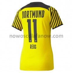Koszulka Borussia Dortmund Marco Reus 11 Damska Domowy Komplet 2021-2022 Krótkie Rękawy
