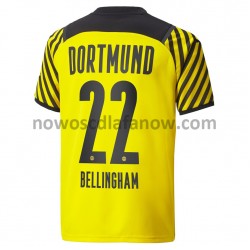 Koszulka Borussia Dortmund Jude Bellingham 22 Domowy Komplet 2021-2022 Krótkie Rękawy
