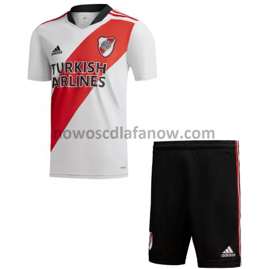 Koszulka CA River Plate Dziecięca Domowy Komplet 2021-2022 Krótkie Rękawy