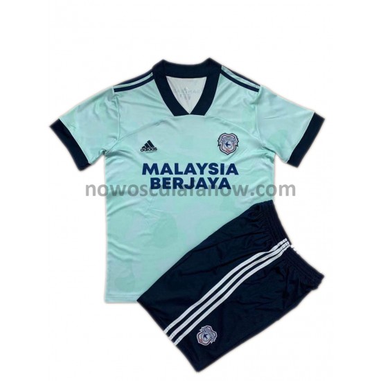 Koszulka Cardiff City Dziecięca Trzeci Komplet 2021-2022 Krótkie Rękawy