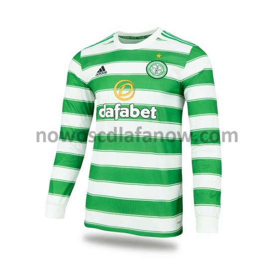 Koszulka Celtic Domowy Komplet 2021-2022 Długie Rękawy