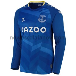 Koszulka Everton Domowy Komplet 2021-2022 Długie Rękawy
