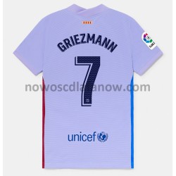 Koszulka FC Barcelona Antoine Griezmann 7 Wyjazdowy Komplet 2021-2022 Krótkie Rękawy