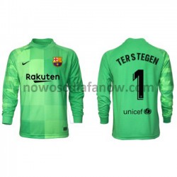 Koszulka FC Barcelona Bramkarskie Ter Stegen 1 Trzeci Komplet 2021-2022 Długie Rękawy