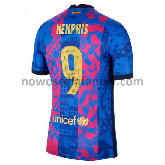 Koszulka FC Barcelona Memphis Depay 9 Trzeci Komplet 2021-2022 Krótkie Rękawy