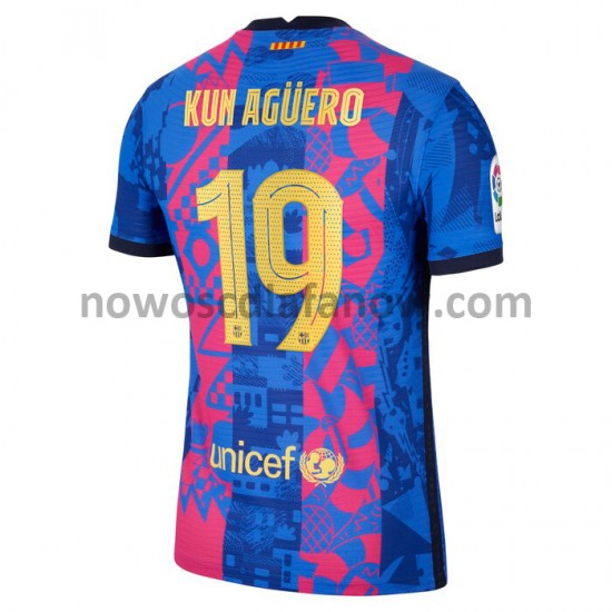 Koszulka FC Barcelona Sergio Aguero 19 Trzeci Komplet 2021-2022 Krótkie Rękawy